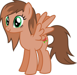 Size: 4842x4753 | Tagged: safe, artist:itspeahead, artist:peahead, imported from derpibooru, oc, oc only, oc:kathrine, pegasus, pony, absurd resolution, cutie mark, green eyes, show accurate, simple background, smiling, solo, spread wings, transparent background, vector