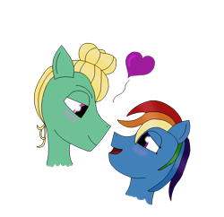 Size: 1700x1648 | Tagged: safe, artist:darktentacles0666, imported from derpibooru, rainbow dash, zephyr breeze, female, heart, hearts and hooves day, male, shipping, simple background, straight, transparent background, zephdash