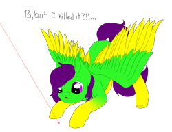 Size: 1024x792 | Tagged: safe, artist:anxiouslilnerd, imported from derpibooru, oc, oc only, oc:camoflage cat, pony, behaving like a cat, laser, laser pointer, simple background, solo, transparent background