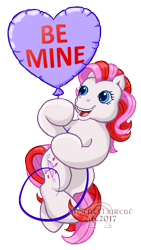 Size: 1080x1920 | Tagged: safe, artist:anscathmarcach, imported from derpibooru, pony, always and forever, female, g3, simple background, solo, transparent background, valentine, valentine's day