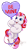 Size: 1080x1920 | Tagged: safe, artist:anscathmarcach, imported from derpibooru, pony, always and forever, female, g3, simple background, solo, transparent background, valentine, valentine's day