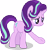 Size: 7000x7452 | Tagged: safe, artist:luckreza8, imported from derpibooru, starlight glimmer, pony, unicorn, to where and back again, .svg available, absurd resolution, female, lidded eyes, raised hoof, simple background, smiling, solo, transparent background, underhoof, vector