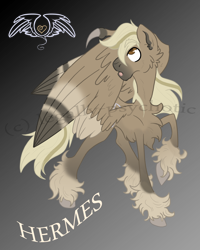 Size: 2000x2500 | Tagged: safe, artist:cranberry--zombie, artist:legally-psychotic, imported from derpibooru, oc, oc only, oc:hermes, pegasus, pony, high res, male, solo, stallion, unshorn fetlocks