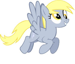 Size: 747x638 | Tagged: safe, artist:xigger, imported from derpibooru, derpy hooves, pegasus, pony, sonic rainboom (episode), .svg available, animated, cute, derpabetes, female, flying, gif, grin, simple background, smiling, solo, transparent background, vector