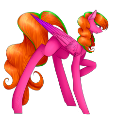 Size: 1807x1861 | Tagged: safe, artist:midfire, imported from derpibooru, oc, oc only, oc:dolphin wave, pegasus, pony, female, mare, raised hoof, simple background, solo, transparent background