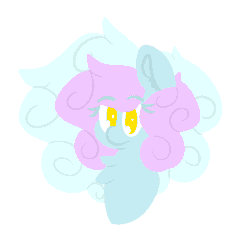 Size: 466x474 | Tagged: safe, artist:moonydusk, imported from derpibooru, oc, oc only, oc:astral knight, pony, animated, barely animated, gif, lineless, solo