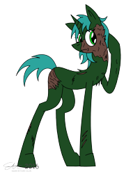 Size: 2300x3011 | Tagged: safe, artist:derpanater, imported from derpibooru, oc, oc only, oc:bountiful heart, pony, unicorn, fallout equestria, scar, scarred, simple background, solo, transparent background