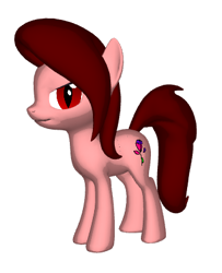 Size: 337x415 | Tagged: safe, imported from derpibooru, oc, oc only, oc:lavenderheart, pony, 3d, 3d pony creator, solo
