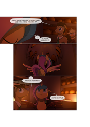 Size: 3541x5016 | Tagged: safe, artist:gashiboka, imported from derpibooru, applejack, doctor whooves, princess gold lily, time turner, alicorn, earth pony, pony, comic:recall the time of no return, absurd resolution, cocoon, comic