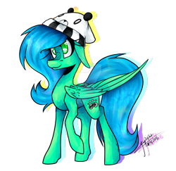 Size: 1024x994 | Tagged: safe, artist:yupinapegasus, imported from derpibooru, oc, oc only, pegasus, pony, female, mare, simple background, solo, transparent background, watermark