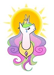 Size: 1084x1500 | Tagged: safe, artist:stevetwisp, imported from derpibooru, princess celestia, alicorn, pony, crying, female, solo