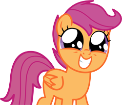 Size: 12074x10317 | Tagged: safe, artist:cyanlightning, imported from derpibooru, scootaloo, pony, twilight time, .svg available, absurd resolution, cute, cutealoo, female, simple background, solo, transparent background, vector
