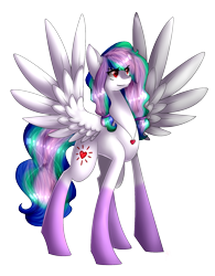 Size: 1485x1901 | Tagged: safe, artist:alithecat1989, imported from derpibooru, oc, oc only, pegasus, pony, female, mare, request, simple background, smiling, solo, spread wings, transparent background