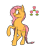 Size: 1600x1913 | Tagged: safe, artist:torusthescribe, imported from derpibooru, posey, pony, g1, braid, female, g1 to g4, g4, generation leap, grumpy, raised hoof, solo