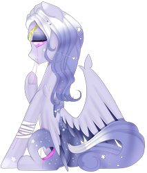 Size: 1420x1669 | Tagged: safe, artist:clefficia, imported from derpibooru, oc, oc only, pegasus, pony, female, mare, simple background, sitting, solo, transparent background