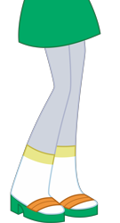 Size: 2756x5108 | Tagged: dead source, safe, artist:teentitansfan201, edit, imported from derpibooru, vector edit, derpy hooves, equestria girls, absurd resolution, clothes, cropped, female, leg focus, legs, pictures of legs, shoes, simple background, solo, transparent background, vector