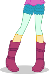 Size: 3000x4497 | Tagged: dead source, safe, artist:ambassad0r, artist:teentitansfan201, edit, editor:teentitansfan201, imported from derpibooru, vector edit, lyra heartstrings, equestria girls, absurd resolution, boots, cropped, female, high heel boots, leg focus, legs, pictures of legs, simple background, solo, transparent background, vector