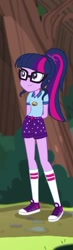 Size: 194x663 | Tagged: safe, imported from derpibooru, screencap, sci-twi, twilight sparkle, equestria girls, legend of everfree, clothes, converse, female, legs, shoes, shorts, sneakers, socks, solo