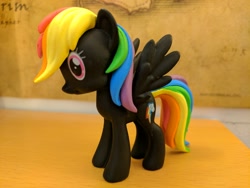 Size: 4048x3036 | Tagged: safe, imported from derpibooru, photographer:captaincakewalk, rainbow dash, pony, absurd resolution, funko, irl, mystery minis, photo, skyrim, solo, the elder scrolls, toy