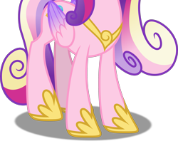 Size: 3147x2576 | Tagged: dead source, safe, artist:teentitansfan201, edit, imported from derpibooru, vector edit, princess cadance, alicorn, pony, cropped, female, hoof shoes, hooves, legs, pictures of legs, simple background, solo, transparent background, vector