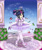 Size: 2500x3000 | Tagged: safe, artist:avchonline, imported from derpibooru, sci-twi, twilight sparkle, bird, butterfly, human, equestria girls, ballerina, ballet, ballet slippers, blushing, canterlot royal ballet academy, clothes, cute, dress, engrish in the description, evening gloves, female, flower, glasses, gloves, hello kitty, humanized, jewelry, long gloves, magic, pantyhose, rose, sanrio, solo, sparkles, tiara, tutu, twiabetes
