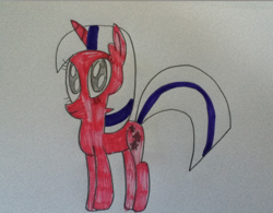 Size: 908x710 | Tagged: safe, artist:danishtreats, imported from derpibooru, twilight, pony, unicorn, female, g1, g1 to g4, g4, generation leap, looking at you, pencil drawing, solo, traditional art