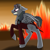 Size: 2000x2000 | Tagged: safe, artist:vampiresuper-sayajin, imported from derpibooru, rainbow dash, pegasus, pony, the count of monte rainbow, angry, clothes, female, hell to your doorstep, rainbow dantes, raised hoof, solo, the count of monte cristo