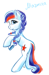Size: 538x824 | Tagged: safe, artist:roadsleadme, imported from derpibooru, oc, oc only, oc:marussia, pony, nation ponies, russia, solo