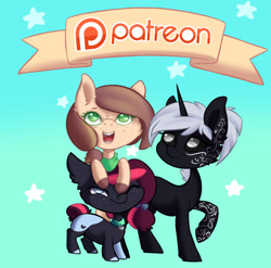 Size: 1094x1080 | Tagged: safe, artist:phelorena, deleted from derpibooru, imported from derpibooru, oc, oc only, oc:umbra spark, pony, unicorn, patreon, patreon logo, support