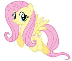 Size: 7000x6000 | Tagged: safe, artist:anxet, imported from derpibooru, fluttershy, pony, absurd resolution, female, looking at you, simple background, smiling, solo, spread wings, transparent background, vector