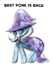 Size: 1280x1524 | Tagged: safe, artist:fauxsquared, imported from derpibooru, trixie, pony, unicorn, cape, clothes, female, hat, simple background, solo, trixie is magic, trixie's cape, trixie's hat, white background