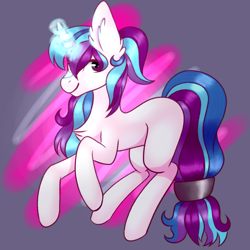 Size: 1000x1000 | Tagged: safe, artist:rdstartie, imported from derpibooru, oc, oc only, pony, unicorn, female, glowing horn, mare, solo
