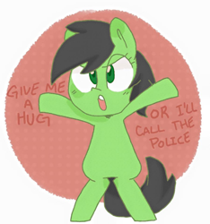 Size: 900x960 | Tagged: artist needed, safe, imported from derpibooru, oc, oc only, oc:filly anon, earth pony, pony, abstract background, female, filly, hug request, solo