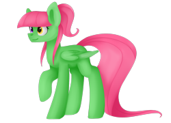 Size: 1957x1407 | Tagged: safe, artist:despotshy, imported from derpibooru, oc, oc only, pegasus, pony, female, lineless, mare, raised hoof, simple background, solo, transparent background