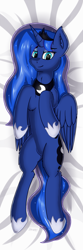 Size: 1417x4251 | Tagged: safe, artist:stargazer, imported from derpibooru, princess luna, alicorn, pony, absurd resolution, body pillow, body pillow design, female, looking at you, smiling, solo