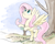 Size: 1204x952 | Tagged: safe, artist:deadlycomics, imported from derpibooru, fluttershy, pegasus, pony, female, flying, looking up, solo, spread wings, wings