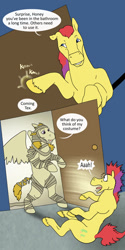 Size: 900x1800 | Tagged: safe, artist:systemcat, imported from derpibooru, surprise, tex, earth pony, pegasus, pony, comic, g1