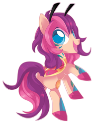 Size: 3298x4263 | Tagged: safe, artist:sorasku, imported from derpibooru, oc, oc only, oc:carnival candy, original species, absurd resolution, female, mare, simple background, smiling, solo, transparent background