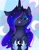 Size: 1188x1518 | Tagged: safe, artist:nutty-stardragon, imported from derpibooru, princess luna, pony, cheek fluff, chest fluff, cute, female, lunabetes, solo, tongue out
