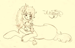 Size: 2030x1305 | Tagged: safe, artist:animagicworld, imported from derpibooru, minty, scootaloo (g3), g3, traditional art