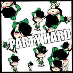 Size: 500x500 | Tagged: artist needed, safe, imported from derpibooru, oc, oc only, oc:keith, animated, bow, femboy, gif, girly, hair bow, male, sissy