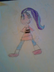 Size: 346x461 | Tagged: safe, artist:fee-f33, imported from derpibooru, starlight glimmer, equestria girls, equestria girls-ified, female, solo, traditional art