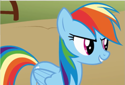 Size: 535x363 | Tagged: safe, imported from derpibooru, screencap, rainbow dash, pony, fall weather friends, cropped, female, mare, solo