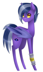 Size: 1191x2000 | Tagged: safe, artist:bonniebatman, imported from derpibooru, oc, oc only, bat pony, pony, female, mare, simple background, solo, transparent background