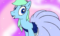 Size: 1280x768 | Tagged: safe, artist:dashingjack, imported from derpibooru, oc, oc only, oc:brainstorm, earth pony, pony, comic:mouse gala, clothes, crossdressing, dress, lipstick, makeup, smiling, solo, story in the source, story included