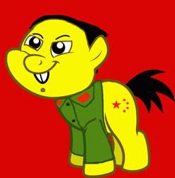 Size: 3840x3892 | Tagged: safe, artist:andrewtodaro, imported from derpibooru, pony, china, chinese, mao zedong, ponified, solo