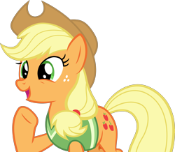 Size: 6000x5234 | Tagged: safe, artist:cantercoltz, imported from derpibooru, applejack, pony, buckball season, absurd resolution, clothes, cowboy hat, female, freckles, hat, open mouth, simple background, solo, stetson, transparent background, vector