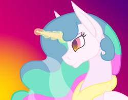 Size: 1209x944 | Tagged: safe, artist:ahaintthatbad, imported from derpibooru, princess celestia, pony, female, magic, solo