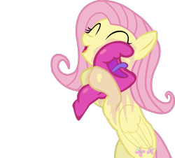 Size: 1507x1360 | Tagged: safe, artist:fallout152, imported from derpibooru, fluttershy, bipedal, happy tree friends, pet, this will end in tears