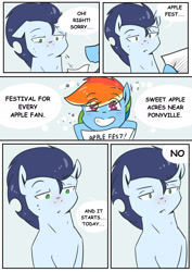 Size: 1240x1748 | Tagged: safe, artist:lrusu, imported from derpibooru, rainbow dash, soarin', pony, comic:rainbow crush, comic, dialogue
